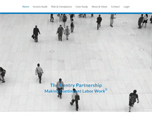 Tablet Screenshot of gentrypartnership.com